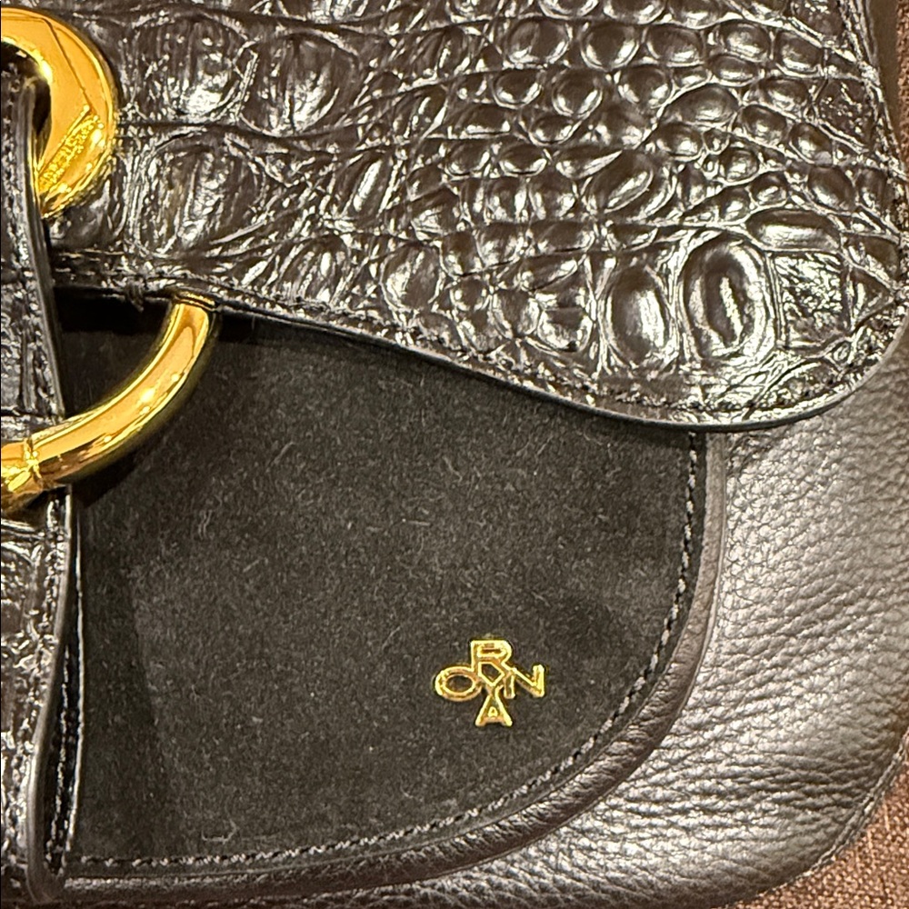 OrYany Crocodile/Suede LeatherCrossbody Bag - Picture 5 of 5